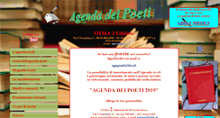 Desktop Screenshot of agendadeipoeti.com